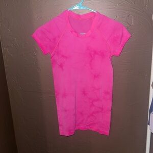 Lululemon Pink Tie Dye Swiftly Tech